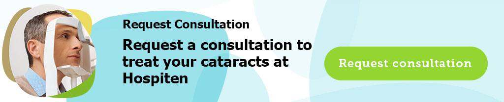 Request a consultation to treat your cataracts at Hospiten.
