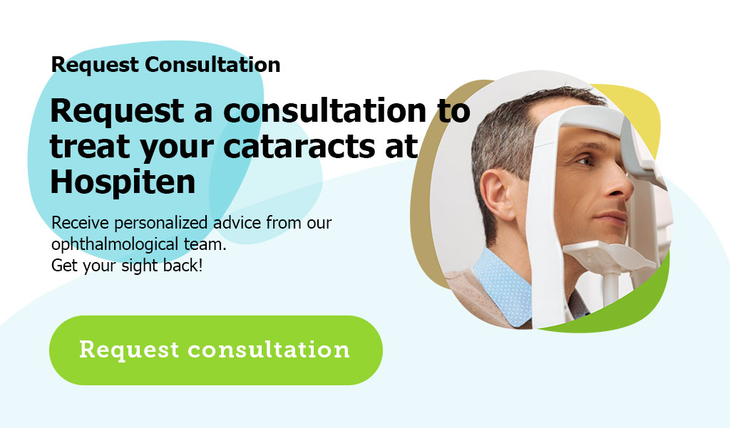 Request a consultation to treat your cataracts at Hospiten.